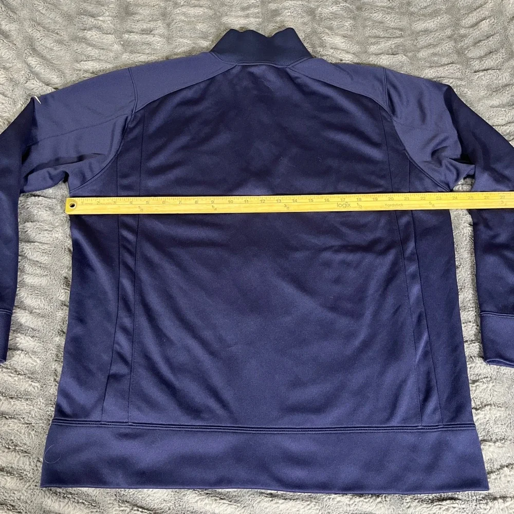 Nike NFL Denver Broncos Dri-FIT Full Zip Track Jacket Mens Large Navy Blue AP103